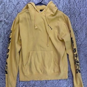 Yellow Obey hoodie